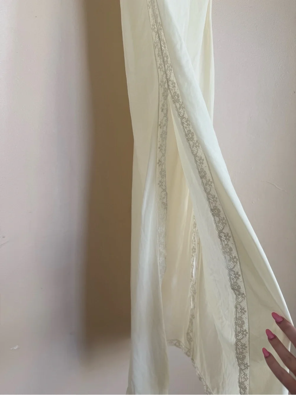 Christian Dior Vintage Lace Trim Slip Dress - Picture 4 of 8